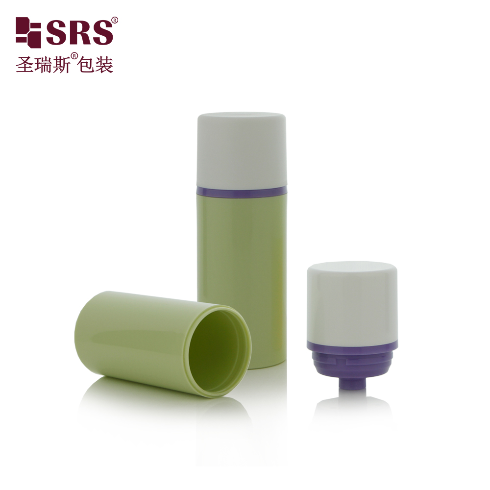 Custom empty 15ml 30ml 50ml airless pump bottle skincare vacuum packaging