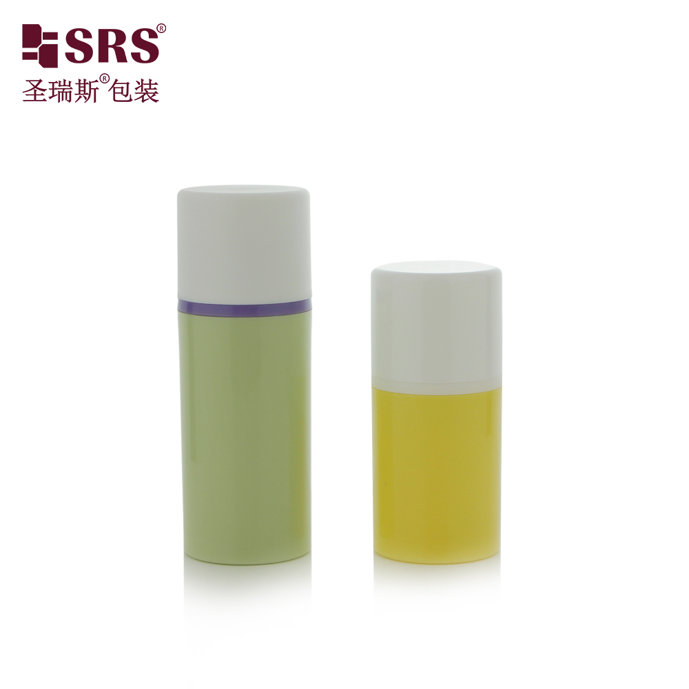 Custom empty 15ml 30ml 50ml airless pump bottle skincare vacuum packaging