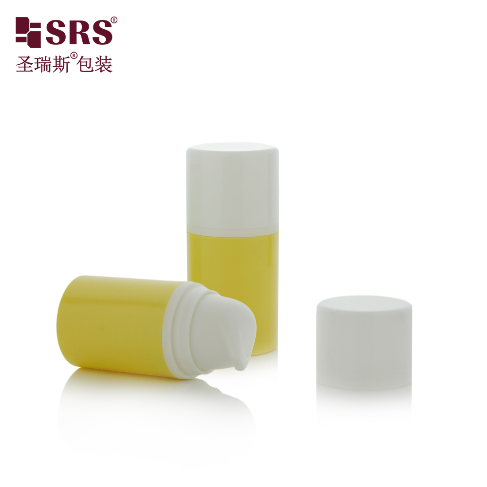 Custom empty 15ml 30ml 50ml airless pump bottle skincare vacuum packaging