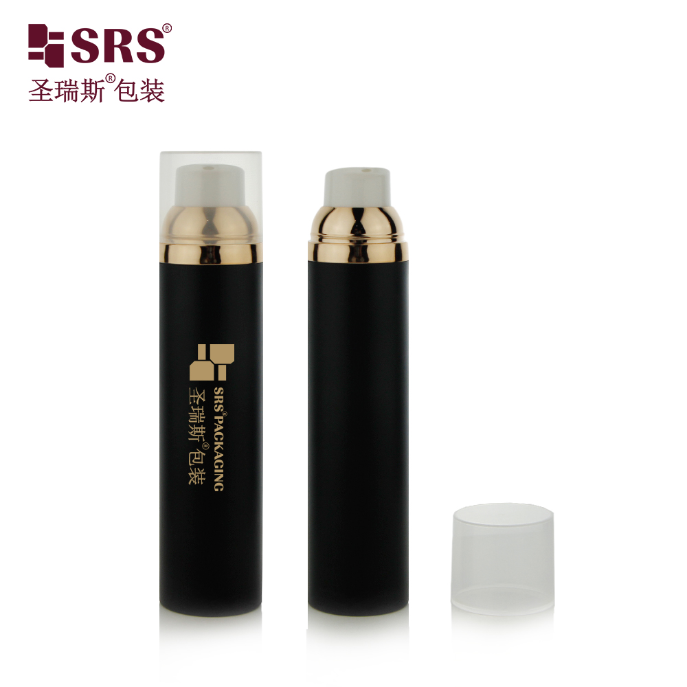 Airless Pump bottle Plastic 30ml 50ml 75ml 100 ml airless Vacuum Cosmetic Pump bottle With Custom Logo