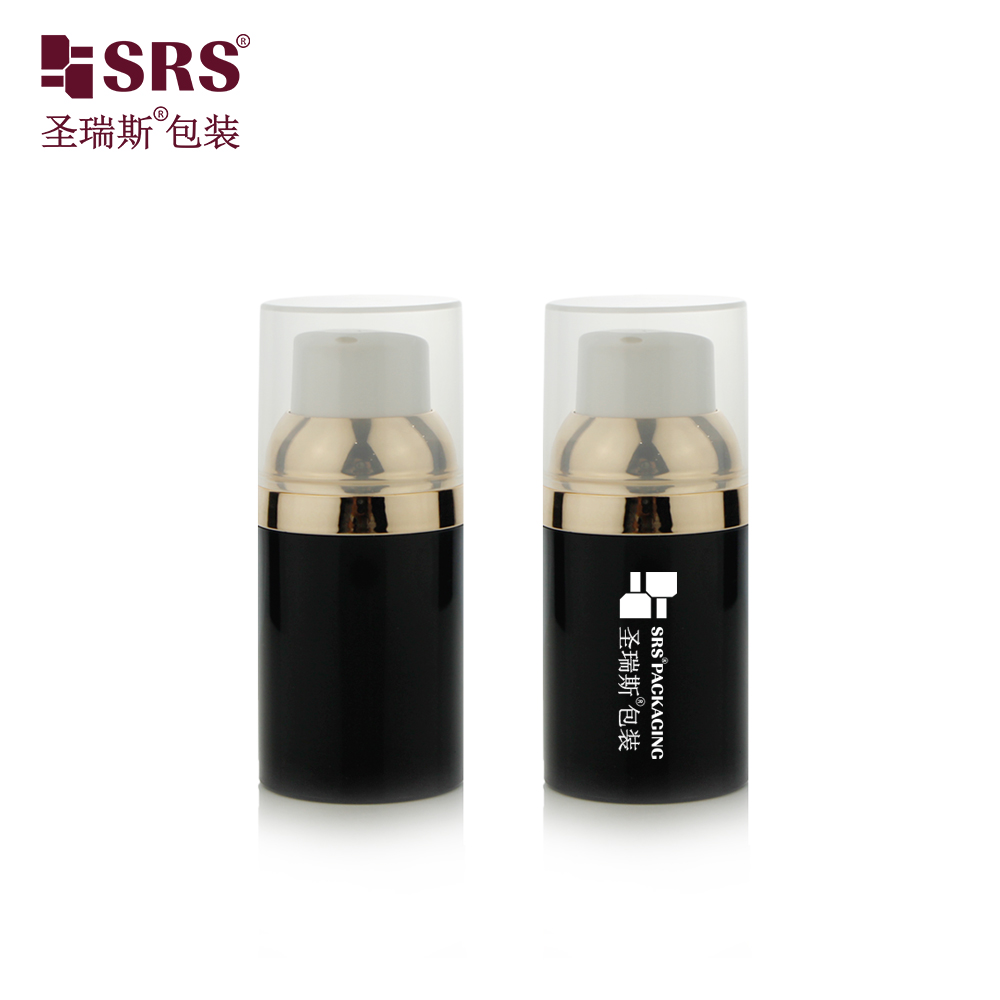 Airless Pump bottle Plastic 30ml 50ml 75ml 100 ml airless Vacuum Cosmetic Pump bottle With Custom Logo