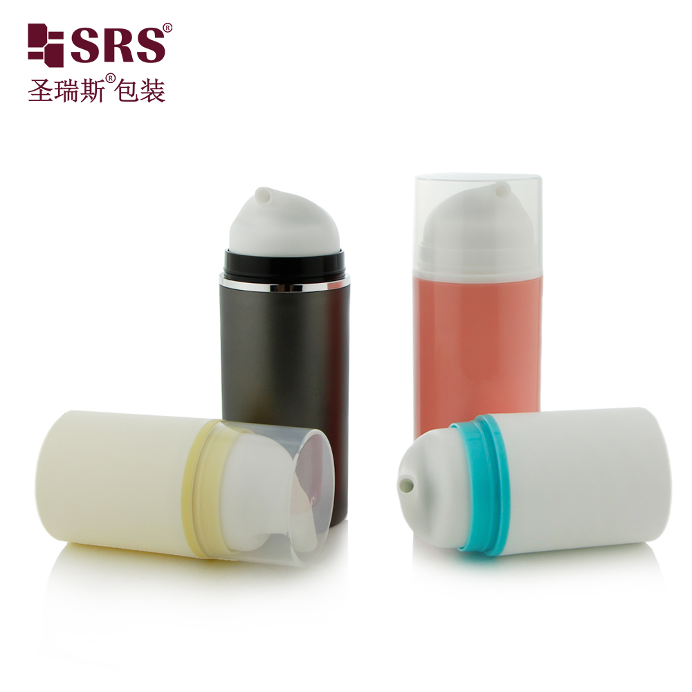 Luxury Airless Pump Cosmetic Bottles 30ml 50ml 80ml 100ml 120ml 150ml 200ml PP Plastic Lotion Serum Pump Bottle