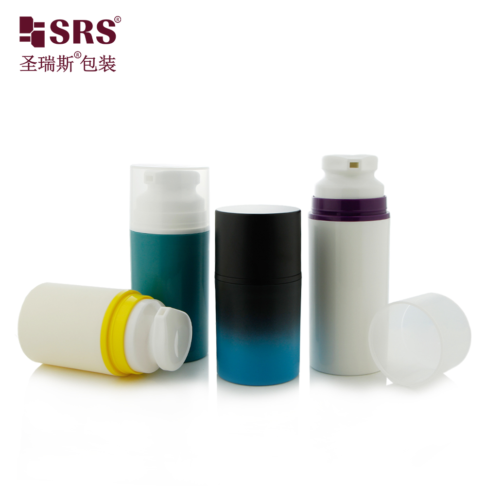 PP Airless Dispenser Bottle 30ml 50ml 80ml 100ml 120ml 150ml 200ml Plastic Airless Lotion Serum Pump Bottle