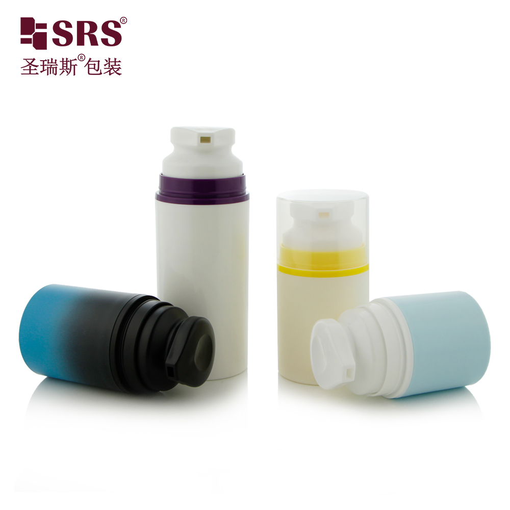 PP Airless Dispenser Bottle 30ml 50ml 80ml 100ml 120ml 150ml 200ml Plastic Airless Lotion Serum Pump Bottle