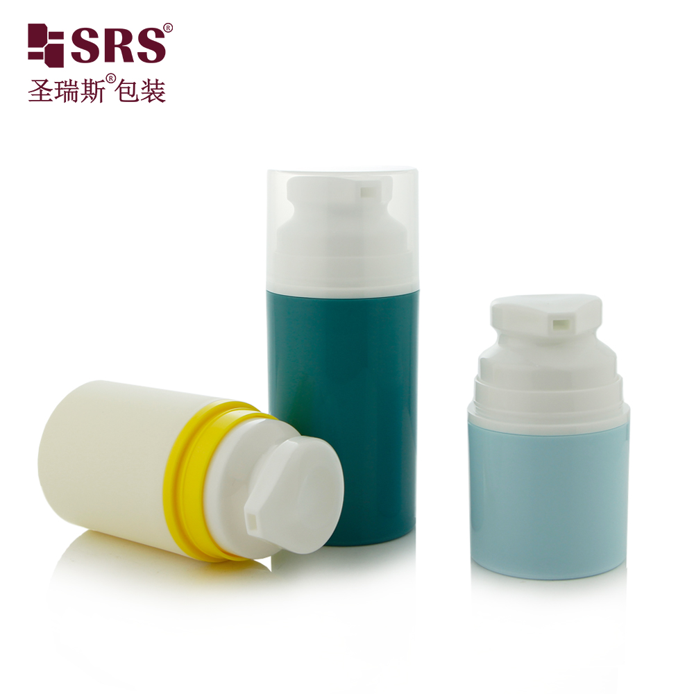 PP Airless Dispenser Bottle 30ml 50ml 80ml 100ml 120ml 150ml 200ml Plastic Airless Lotion Serum Pump Bottle