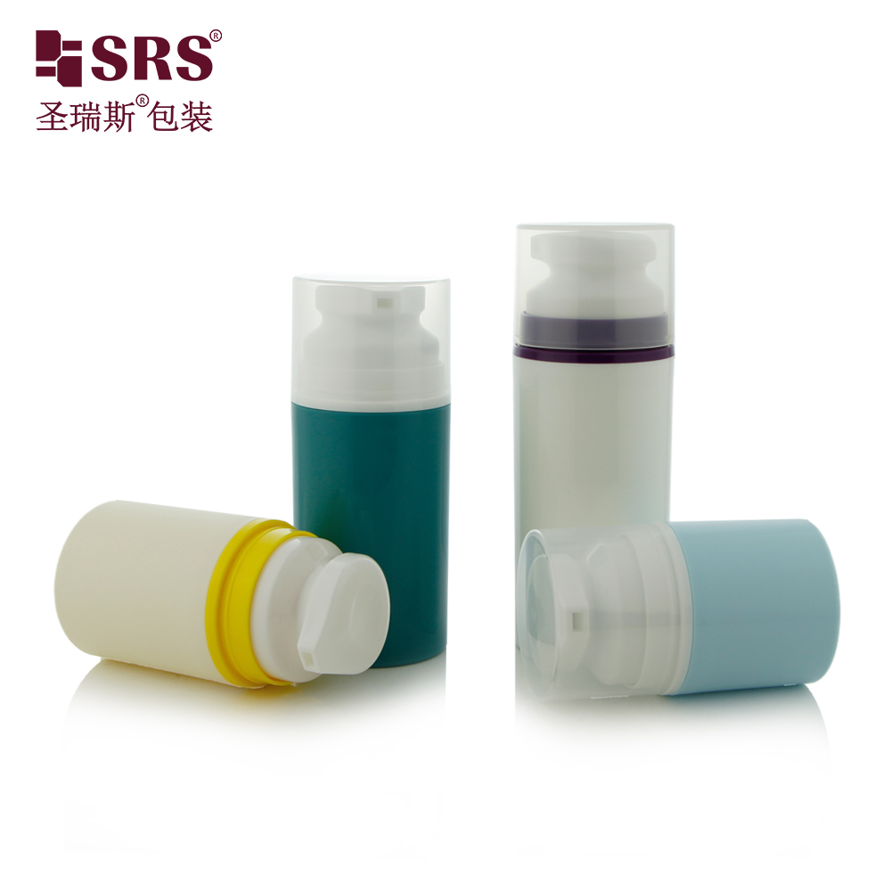 PP Airless Dispenser Bottle 30ml 50ml 80ml 100ml 120ml 150ml 200ml Plastic Airless Lotion Serum Pump Bottle