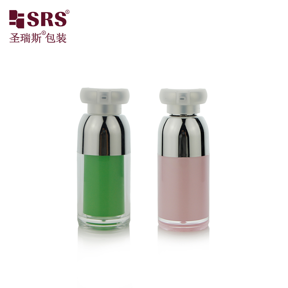 Cream Vacuum Bottle Travel Size Empty Container Cream and Lotion airless pump bottle