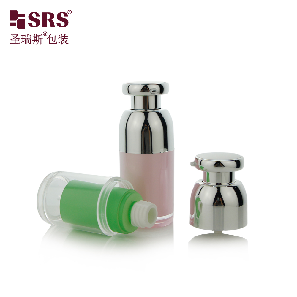 Cream Vacuum Bottle Travel Size Empty Container Cream and Lotion airless pump bottle