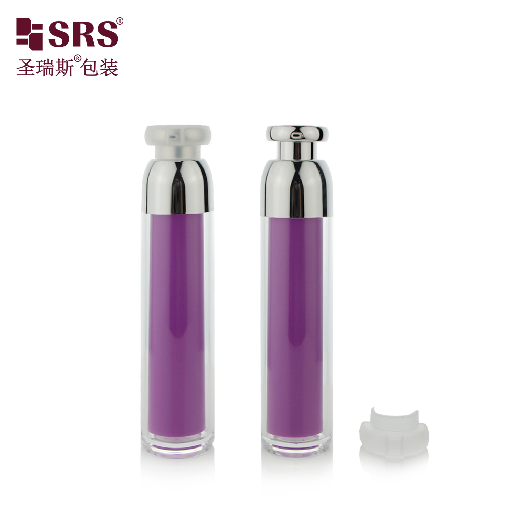 Cream Vacuum Bottle Travel Size Empty Container Cream and Lotion airless pump bottle