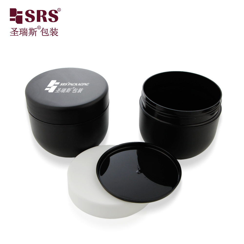 Cosmetic Jars 200g 300g Cosmetic Cream Jars Plastic Body Scrub Container