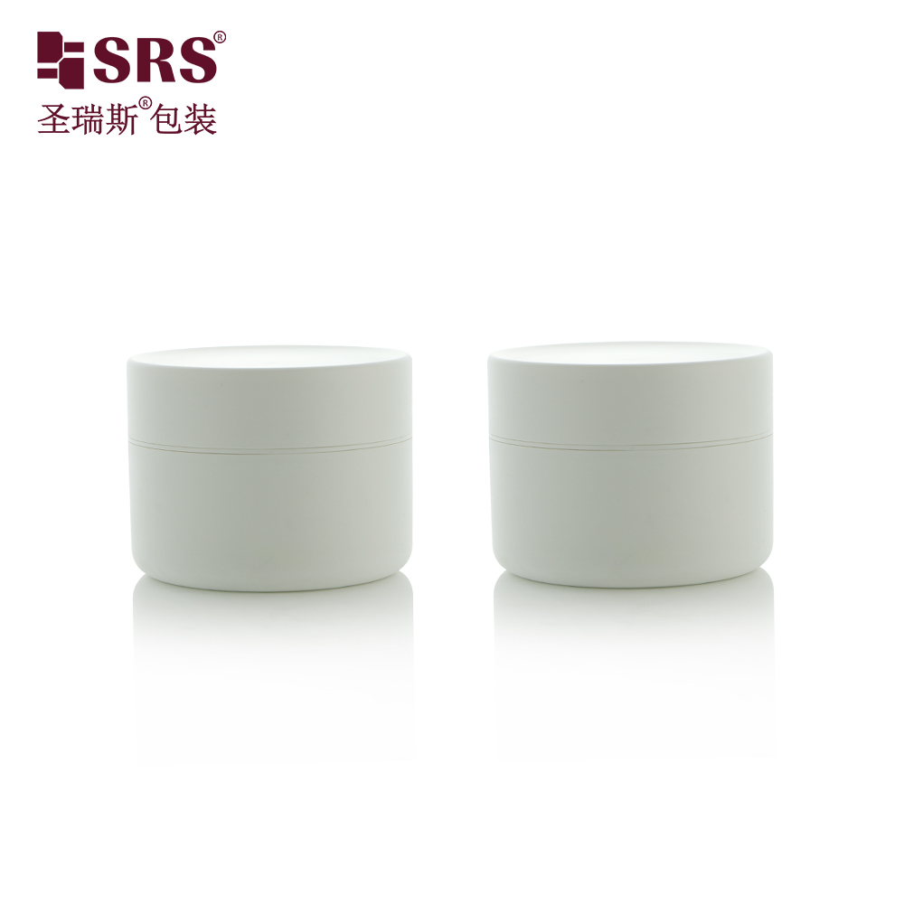 wholesale matte Plastic container custom logo pp Empty packaging jar for cosmetic Skin Care Facial Hair Body Cream