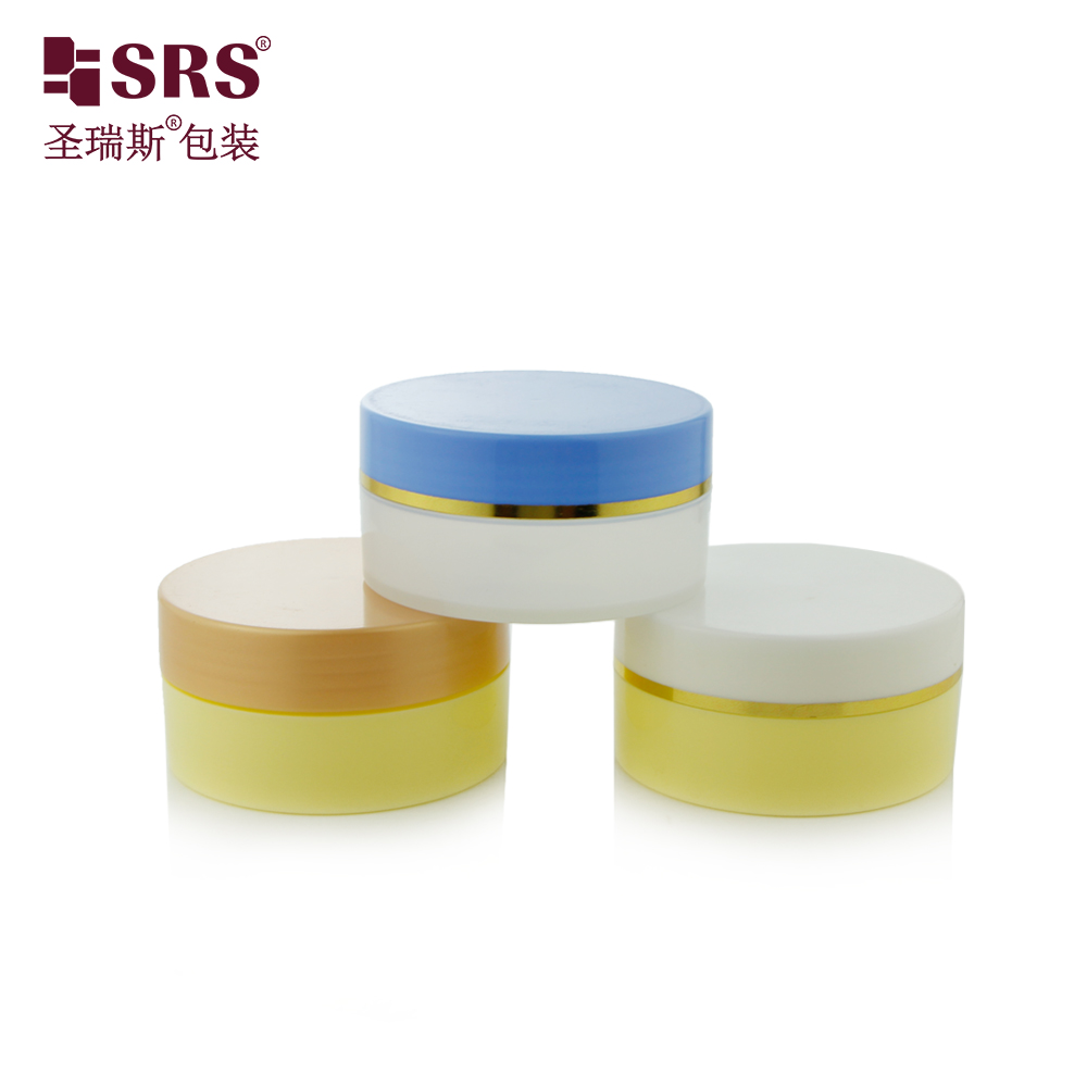 Wholesale Custom Empty Plastic Sealable PP jar 80ml 100ml 120ml 150ml 200ml 300ml 400ml for hair face cream