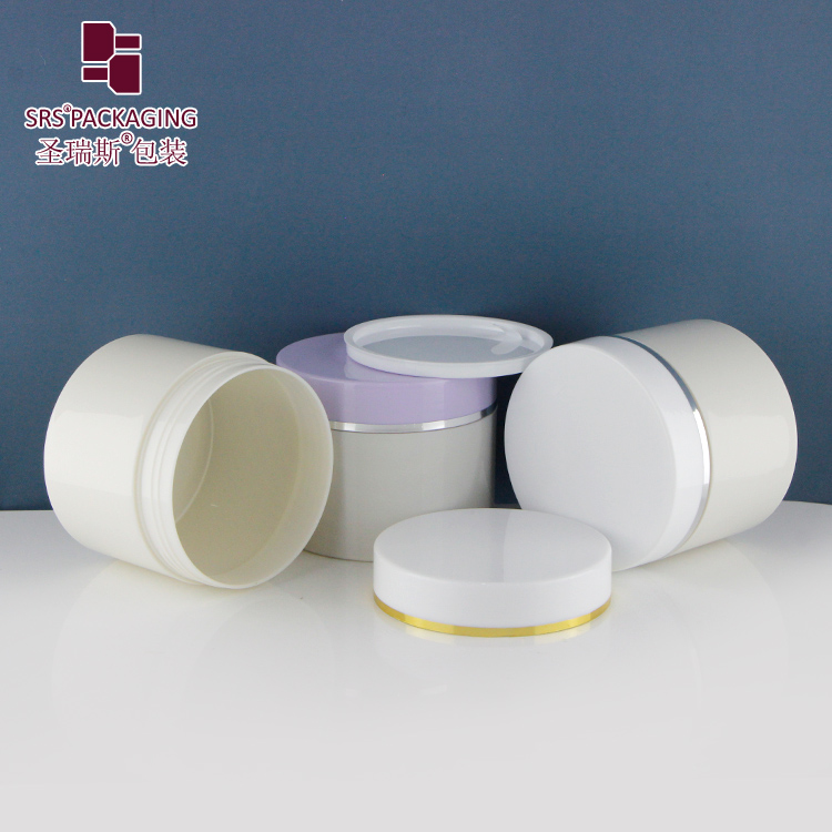 Wholesale Custom Empty Plastic Sealable PP jar 80ml 100ml 120ml 150ml 200ml 300ml 400ml for hair face cream