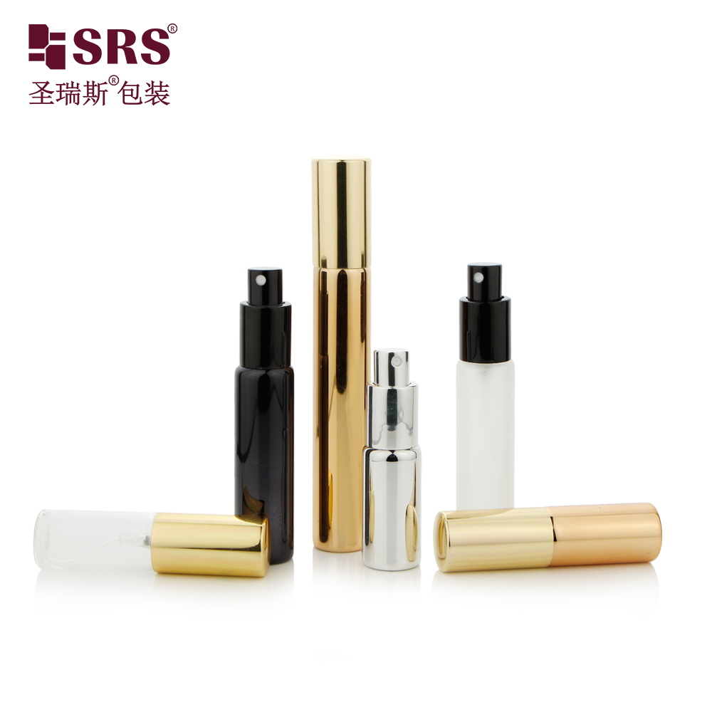Small Size 5ml 10ml 15ml Transparent Perfume Pump Spray Bottles Glass Bottle Atomizers