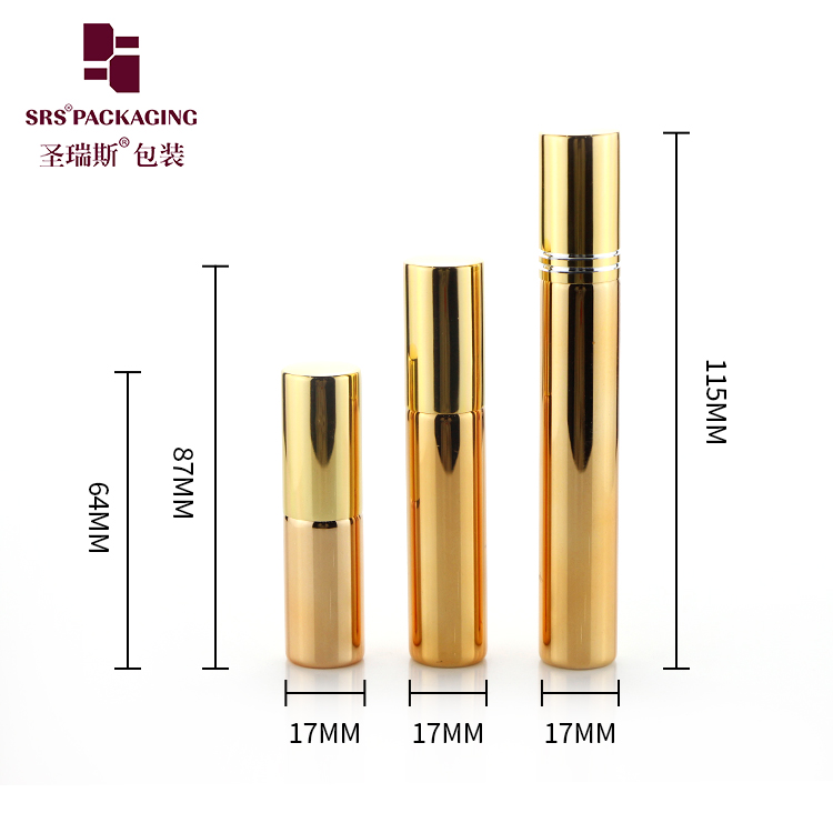 High Quality Cheap Portable Empty Atomizer Room Luxury Glass Spray Bottle 10ml Aluminum Spray Bottle