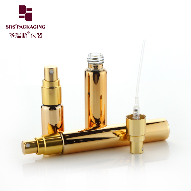 High Quality Cheap Portable Empty Atomizer Room Luxury Glass Spray Bottle 10ml Aluminum Spray Bottle