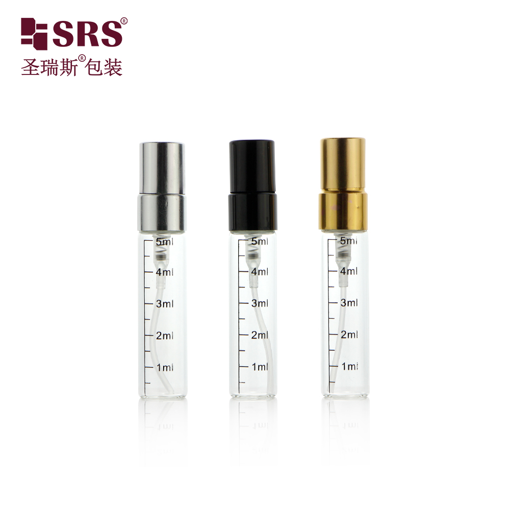 Clear Glass 10ml Spray Bottle Empty Small Size Perfumes Sprayer