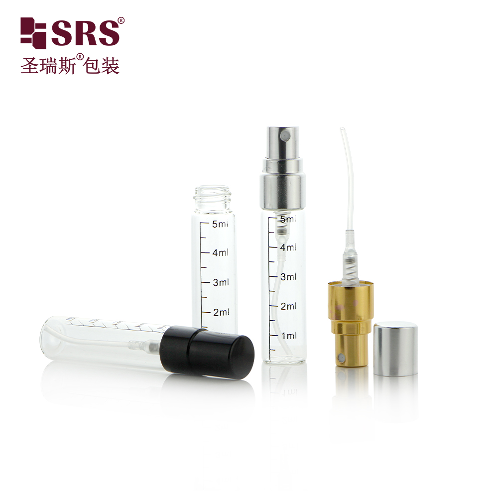 Clear Glass 10ml Spray Bottle Empty Small Size Perfumes Sprayer