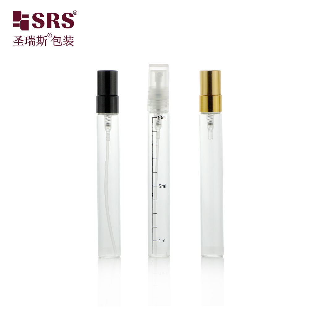 Clear Glass 10ml Spray Bottle Empty Small Size Perfumes Sprayer