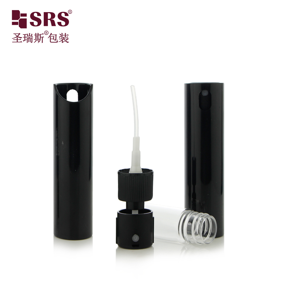 Eco-friendly 10ml Plastic Empty Portable Mist Spray Pump Perfume Cosmetic Packaging Bottle
