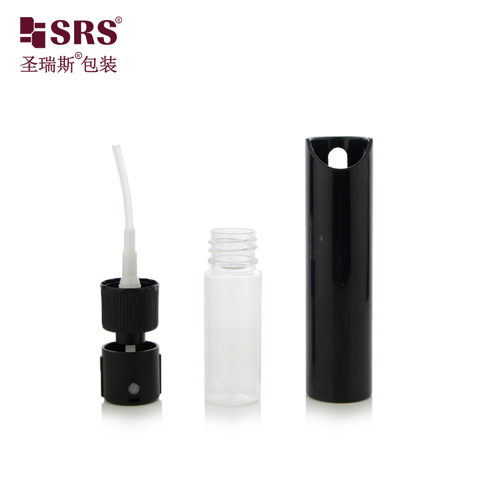 Eco-friendly 10ml Plastic Empty Portable Mist Spray Pump Perfume Cosmetic Packaging Bottle