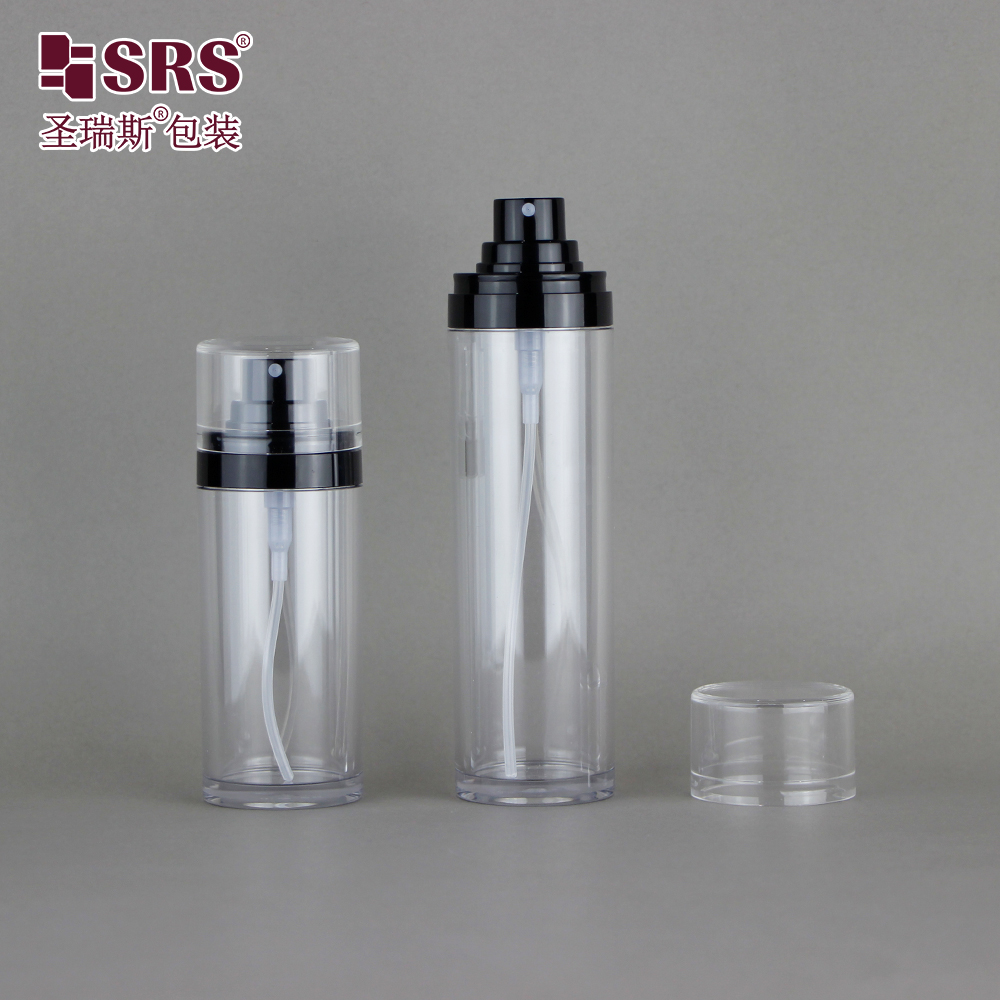 High Quality Luxury Empty PETG Plastic Serum Bottle with Lotion Pump for Face Oil Cream Packaging