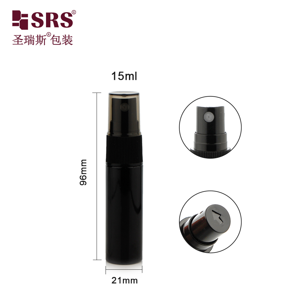Wholesale 15ml Empty Plastic Spray Bottles 15ml PET Spray Bottle With Fine Mist Sprayer