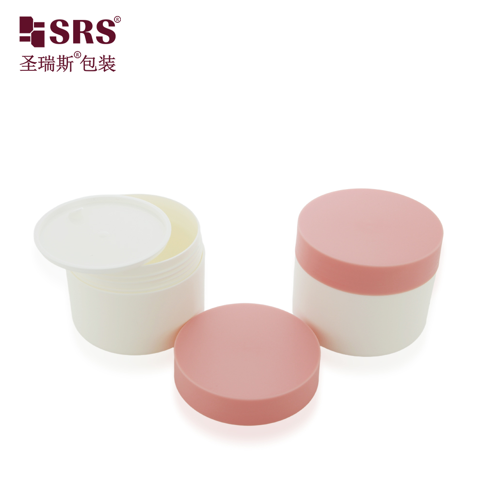 Frosted pp jar Cosmetic Packaging Jar Multiple Capacities Plastic PP Body Scrub Jars
