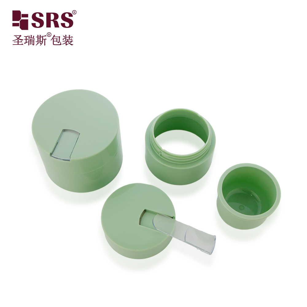 Factory Wholesale Recyclable PP Cream Jars 50g 100g Cylinder Cosmetic Container Bottles For Personal Care