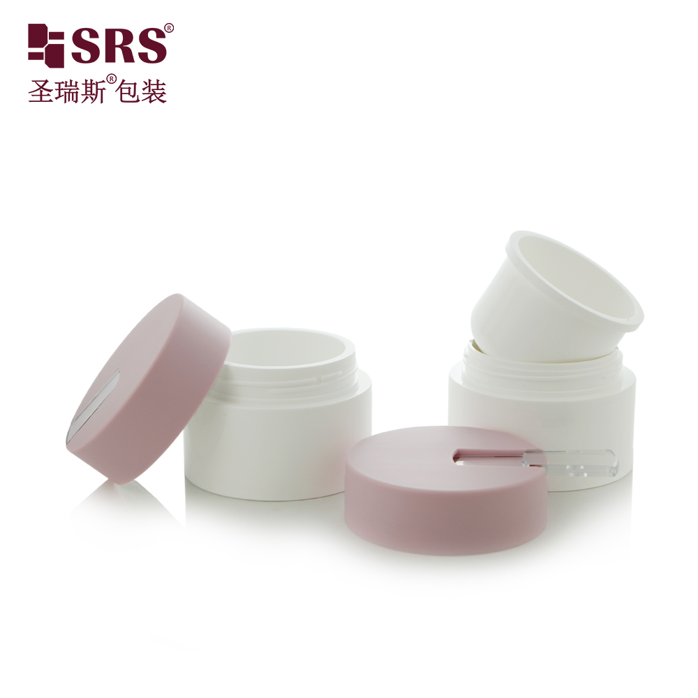 Factory Wholesale Recyclable PP Cream Jars 50g 100g Cylinder Cosmetic Container Bottles For Personal Care