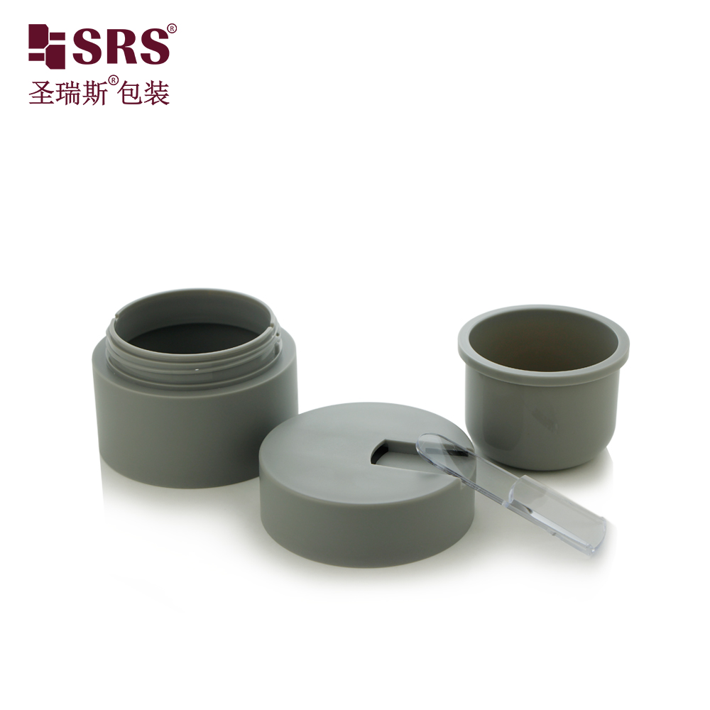 Factory Wholesale Recyclable PP Cream Jars 50g 100g Cylinder Cosmetic Container Bottles For Personal Care