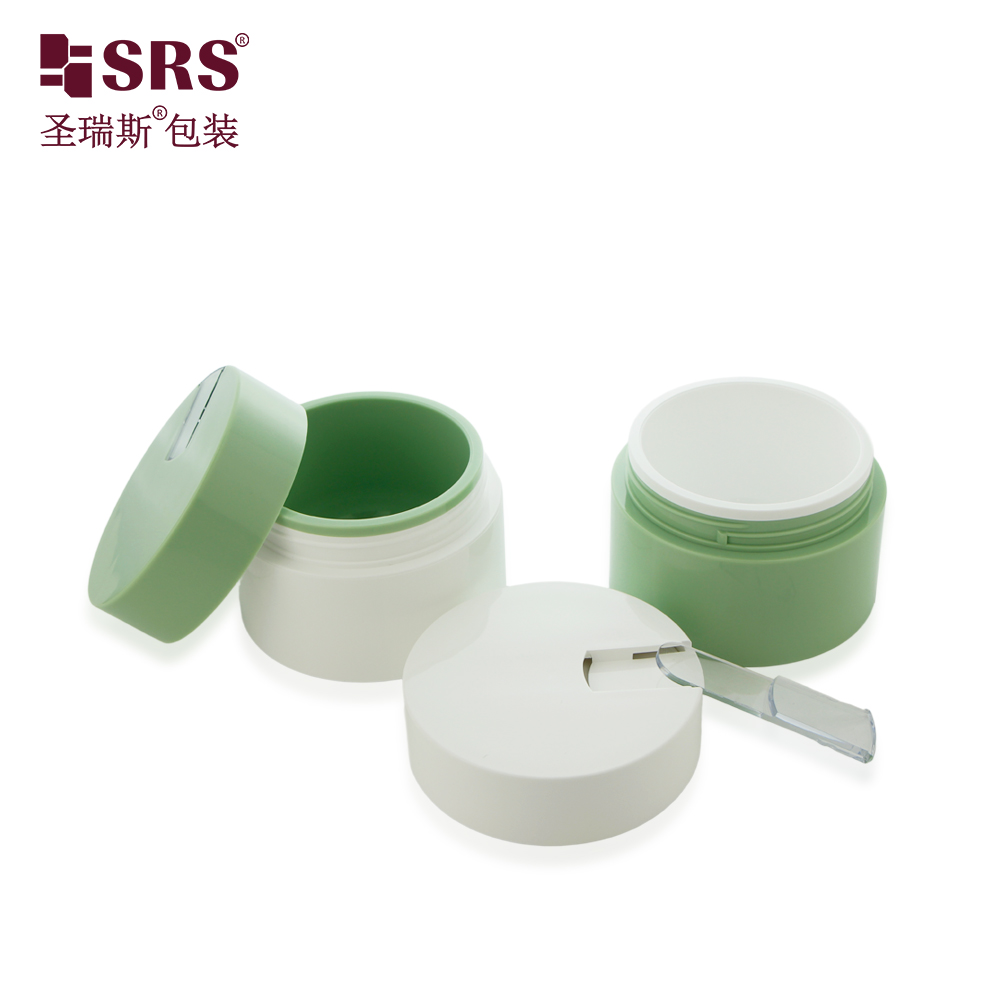 Factory Wholesale Recyclable PP Cream Jars 50g 100g Cylinder Cosmetic Container Bottles For Personal Care