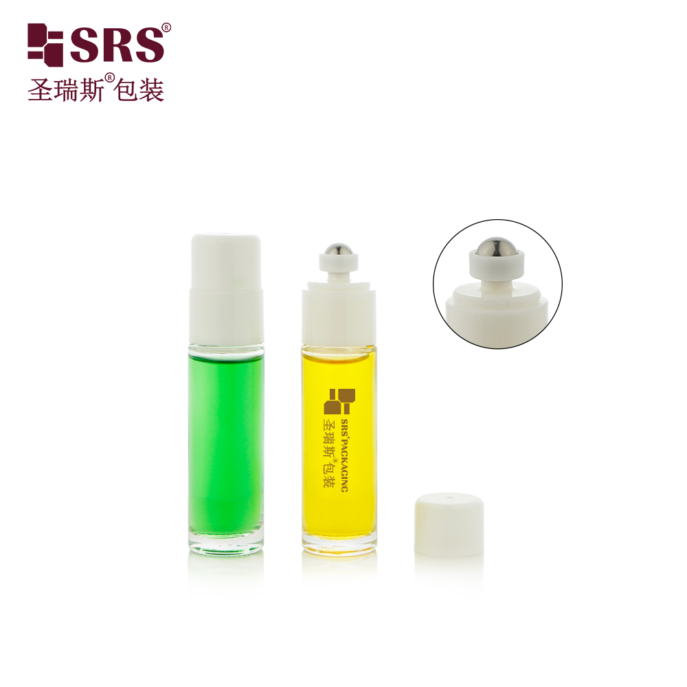 Essential Oil 15ml Glass Sample Roller Perfume Bottle High-End Perfume Massage Roller Bottle