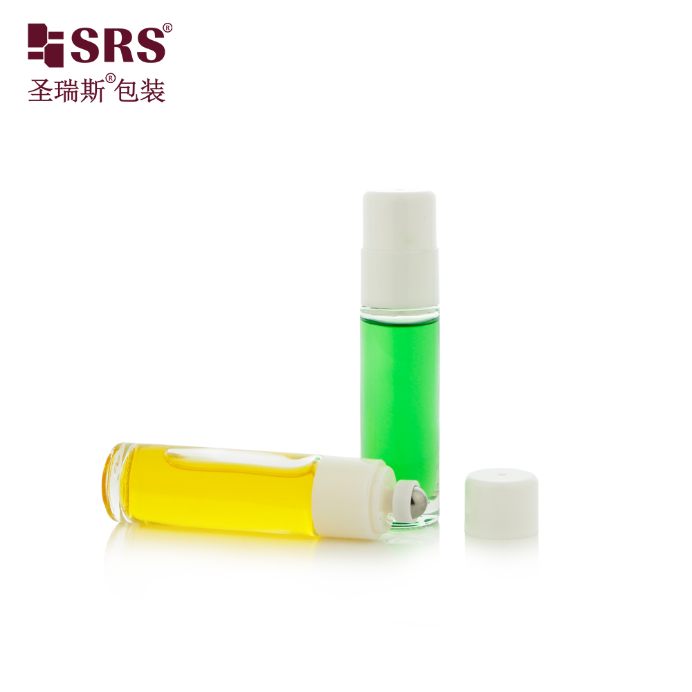 Essential Oil 15ml Glass Sample Roller Perfume Bottle High-End Perfume Massage Roller Bottle