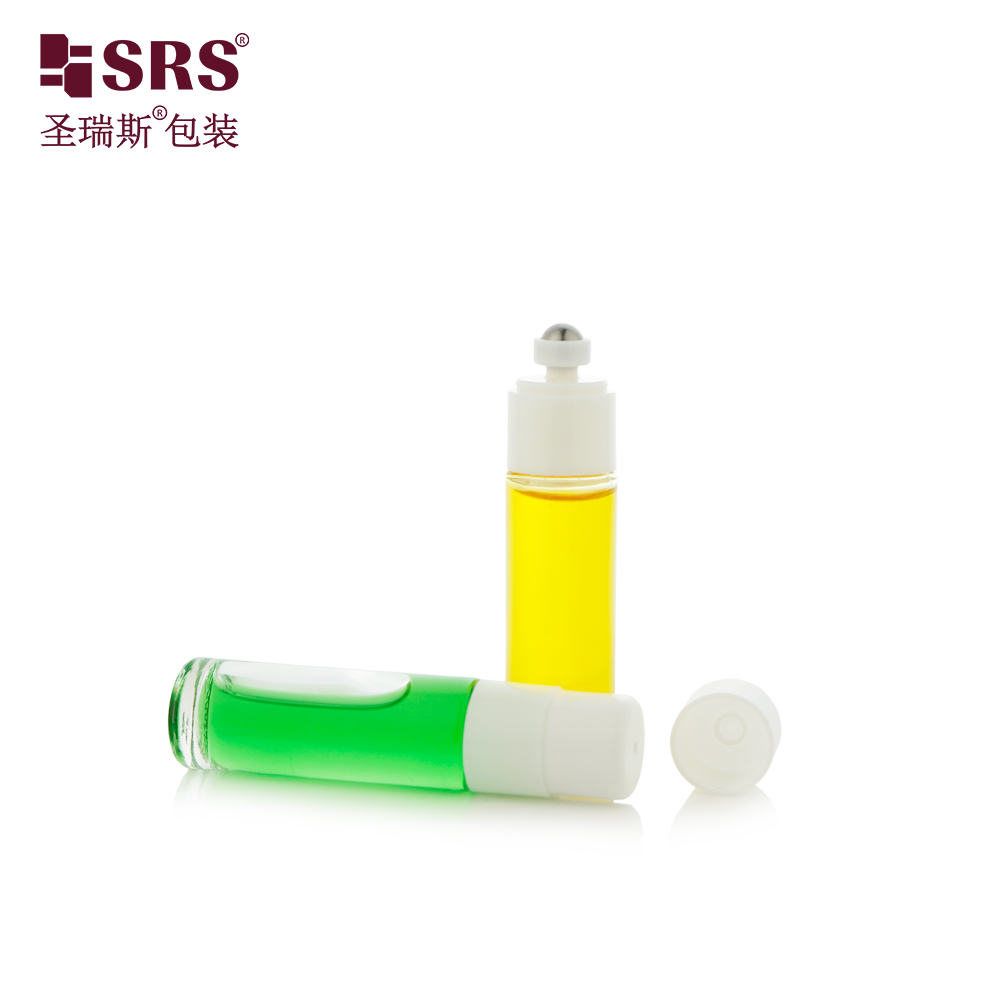 Essential Oil 15ml Glass Sample Roller Perfume Bottle High-End Perfume Massage Roller Bottle