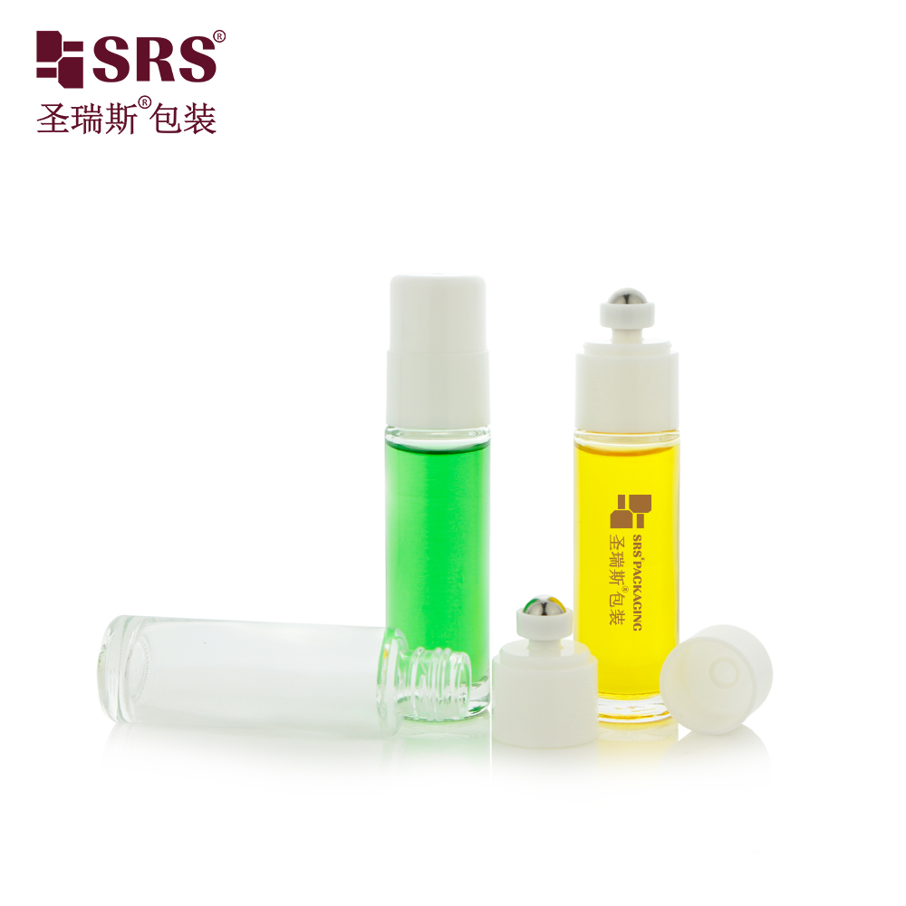 Essential Oil 15ml Glass Sample Roller Perfume Bottle High-End Perfume Massage Roller Bottle