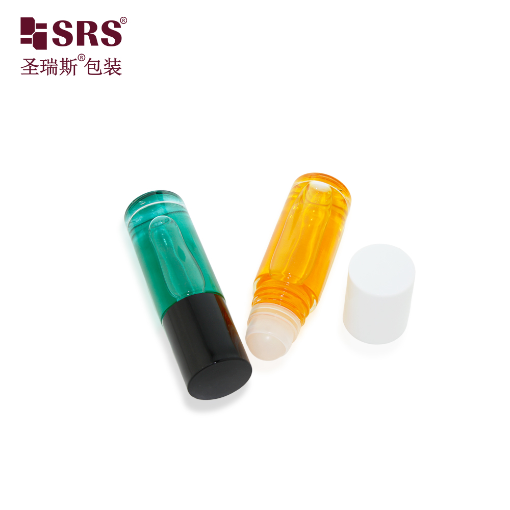 Wholesale 30ml 50ml Transparent Essential Oil Roller Bottle Round 1oz Roll on Glass Bottles