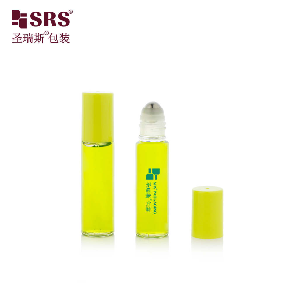 Custom Injection Painting Metalized Color Silkscreen Hot Stamping Labeling Logo Printing PET Roll On Bottle