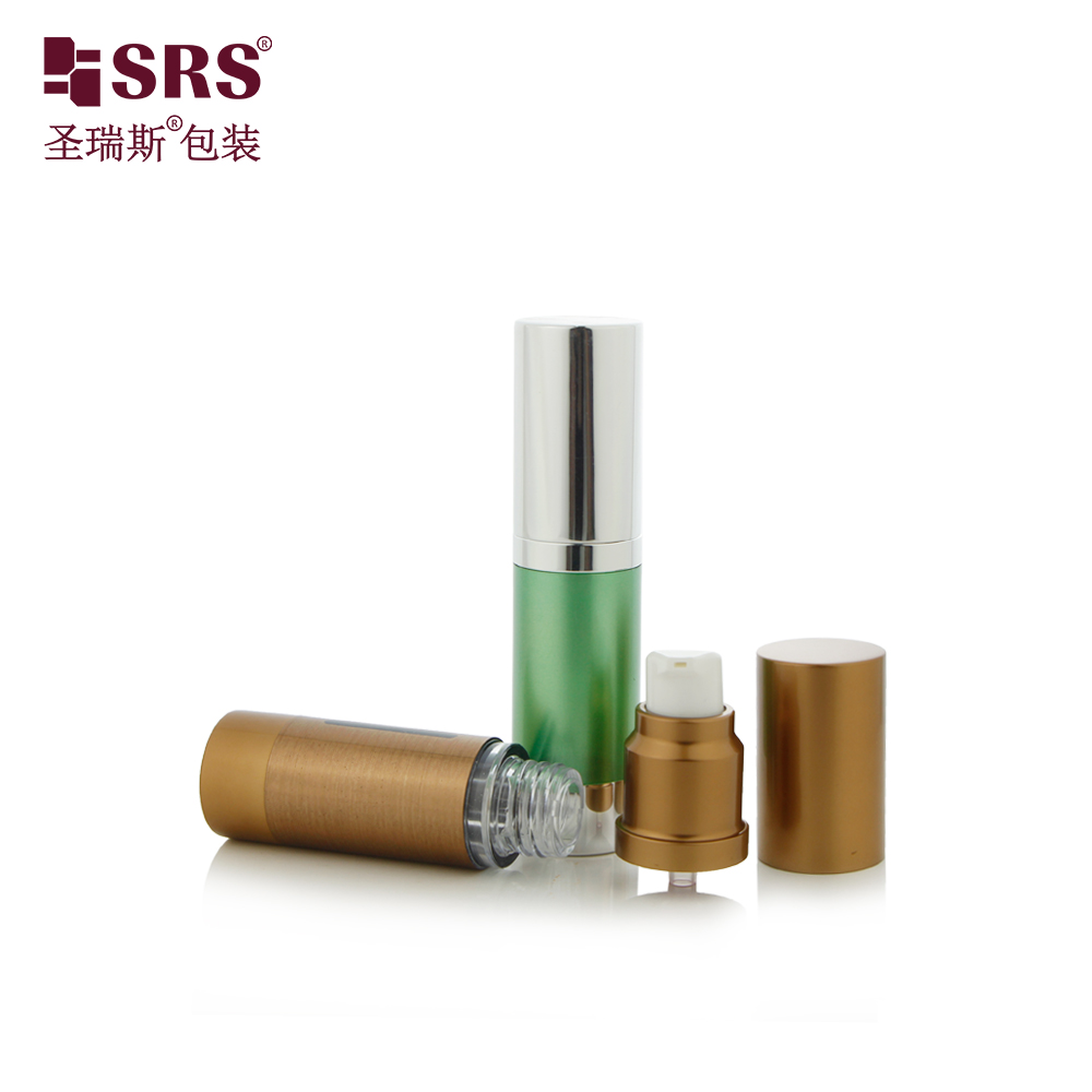 Silkscreen Hot Stamping Labeling Logo Printing Decoration Round Cylinder AS Airless Bottle