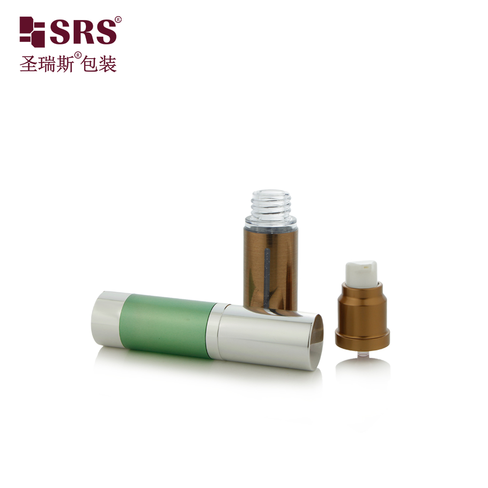 Silkscreen Hot Stamping Labeling Logo Printing Decoration Round Cylinder AS Airless Bottle