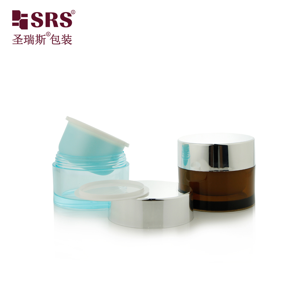 Factory Price Custom Color Glossy Matte Silksreen Hot-stamping Professional AS Cosmetics Jar