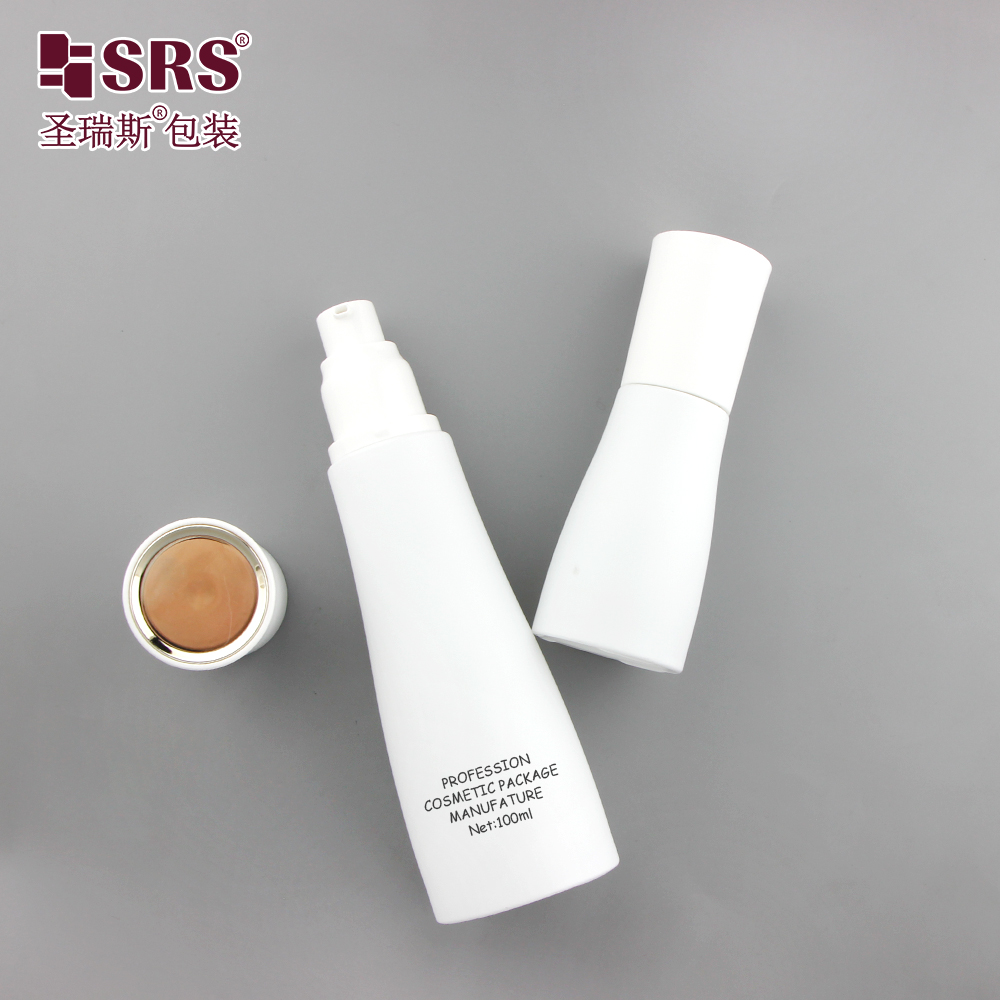 New Luxury White Frosted 30ml Serum Cosmetic Packaging Sets Skincare Glass Jar Cream Container and Lotion Pump Bottles
