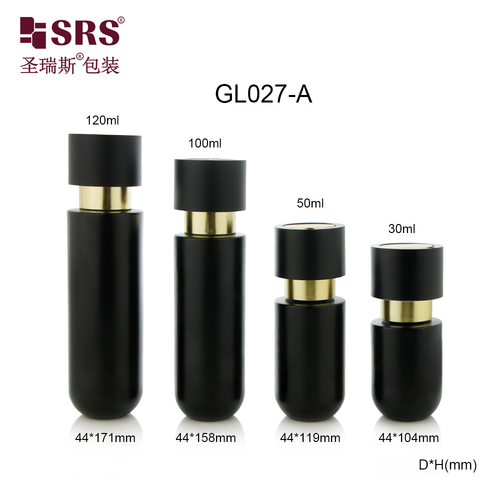 Customized 30ml 50ml 100ml 120ml Luxury Cosmetic Glass Lotion Pump Bottle and Dropper Bottle
