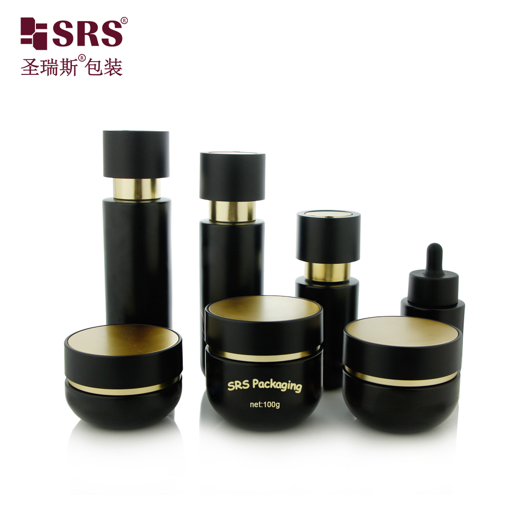 Customized 30ml 50ml 100ml 120ml Luxury Cosmetic Glass Lotion Pump Bottle and Dropper Bottle