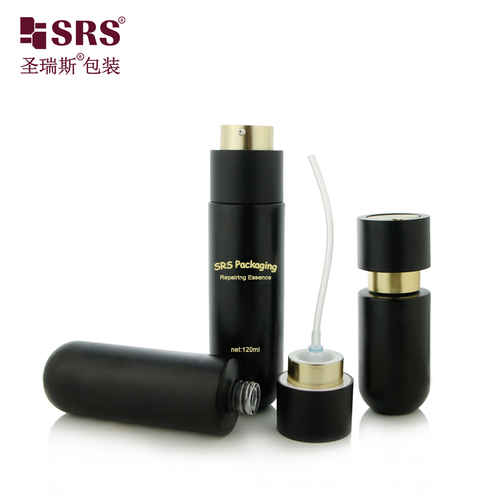 Customized 30ml 50ml 100ml 120ml Luxury Cosmetic Glass Lotion Pump Bottle and Dropper Bottle
