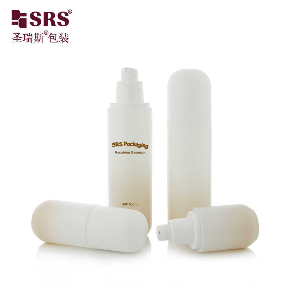 The Manufacturer Customized Cosmetics 30ml 40ml 100ml 120ml Skin Care Lotion Pump Foundation Glass Bottle