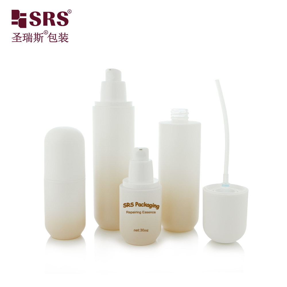 The Manufacturer Customized Cosmetics 30ml 40ml 100ml 120ml Skin Care Lotion Pump Foundation Glass Bottle