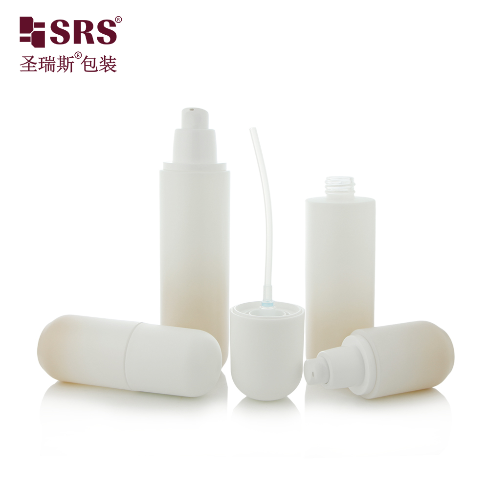 The Manufacturer Customized Cosmetics 30ml 40ml 100ml 120ml Skin Care Lotion Pump Foundation Glass Bottle