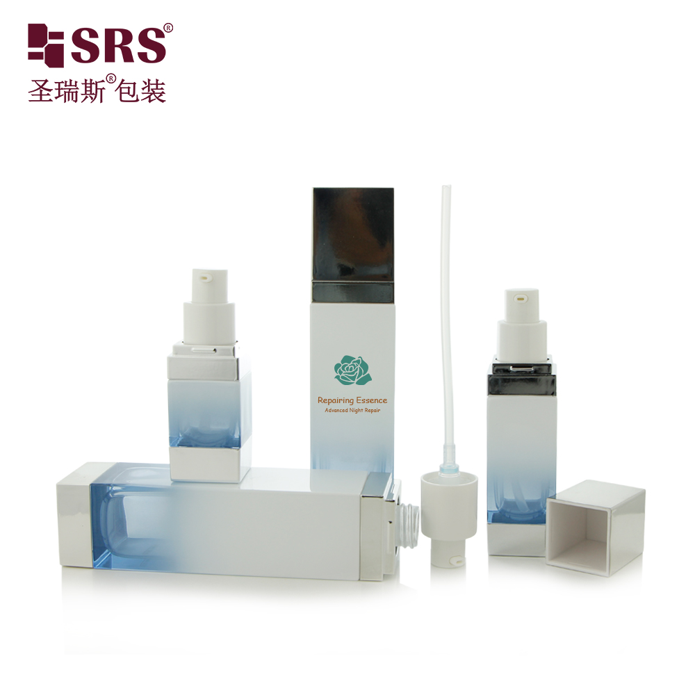 China Factory Wholesale Silver Cap Frosted Cosmetic Glass Bottle Packaging Jars and Bottle Supplier
