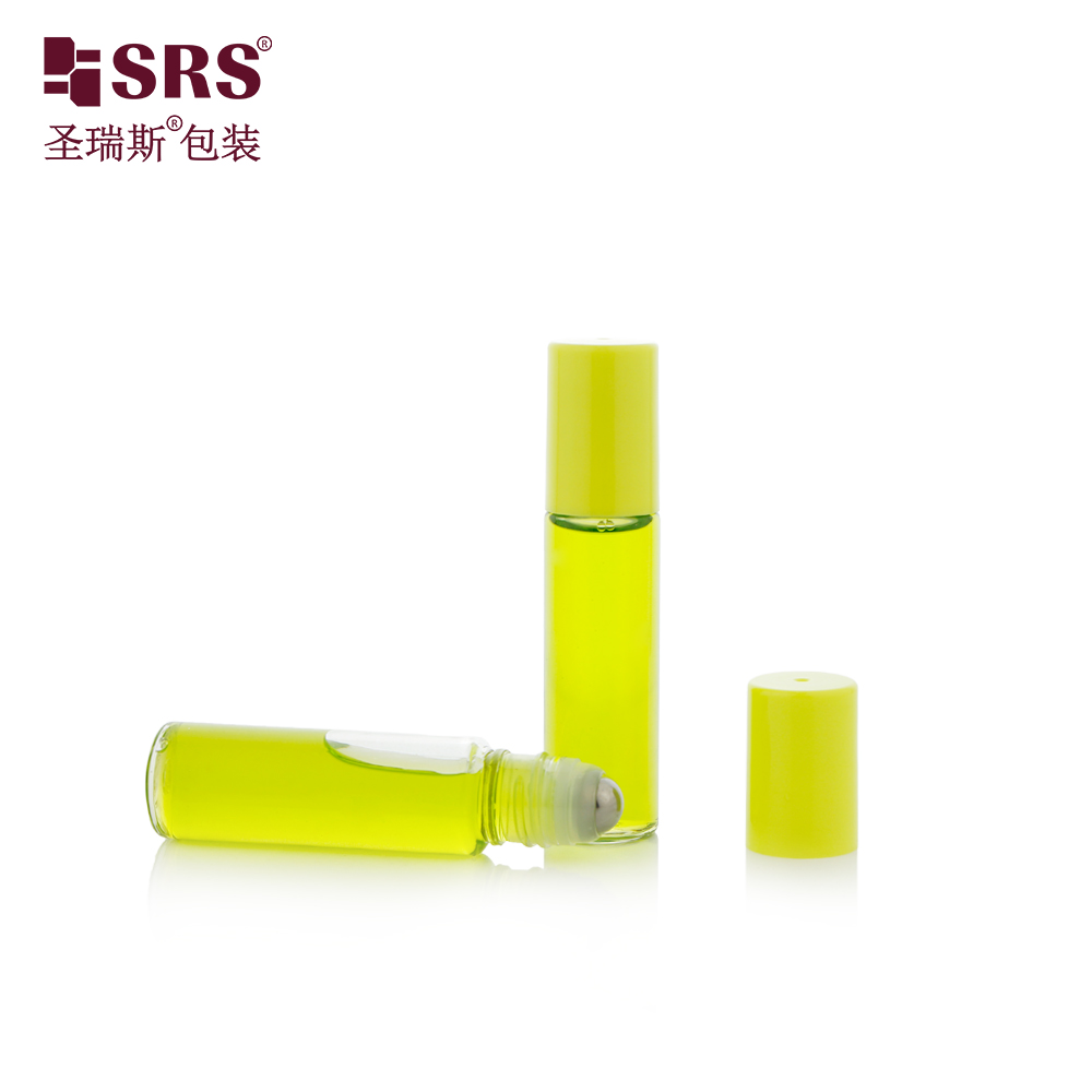 Portable size plastic 1/3 oz mini size pocket PET elegant no leakage roller bottle for serum